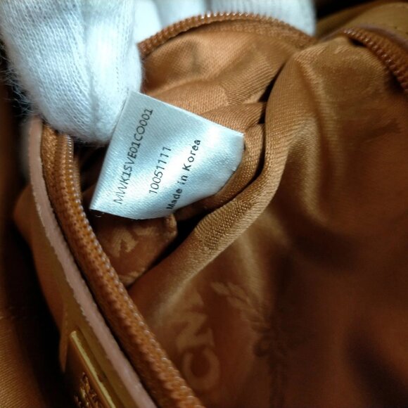 (L5) MCM Backpack Bag Brown PVC main image 6
